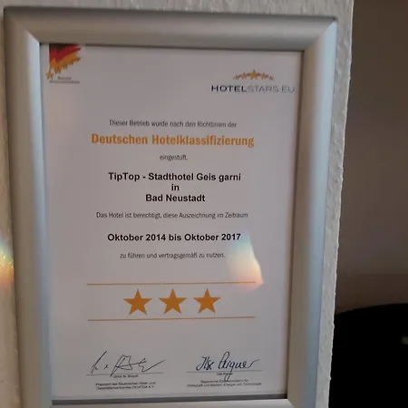 Stadthotel Geis Hotel Bad Neustadt an der Saale